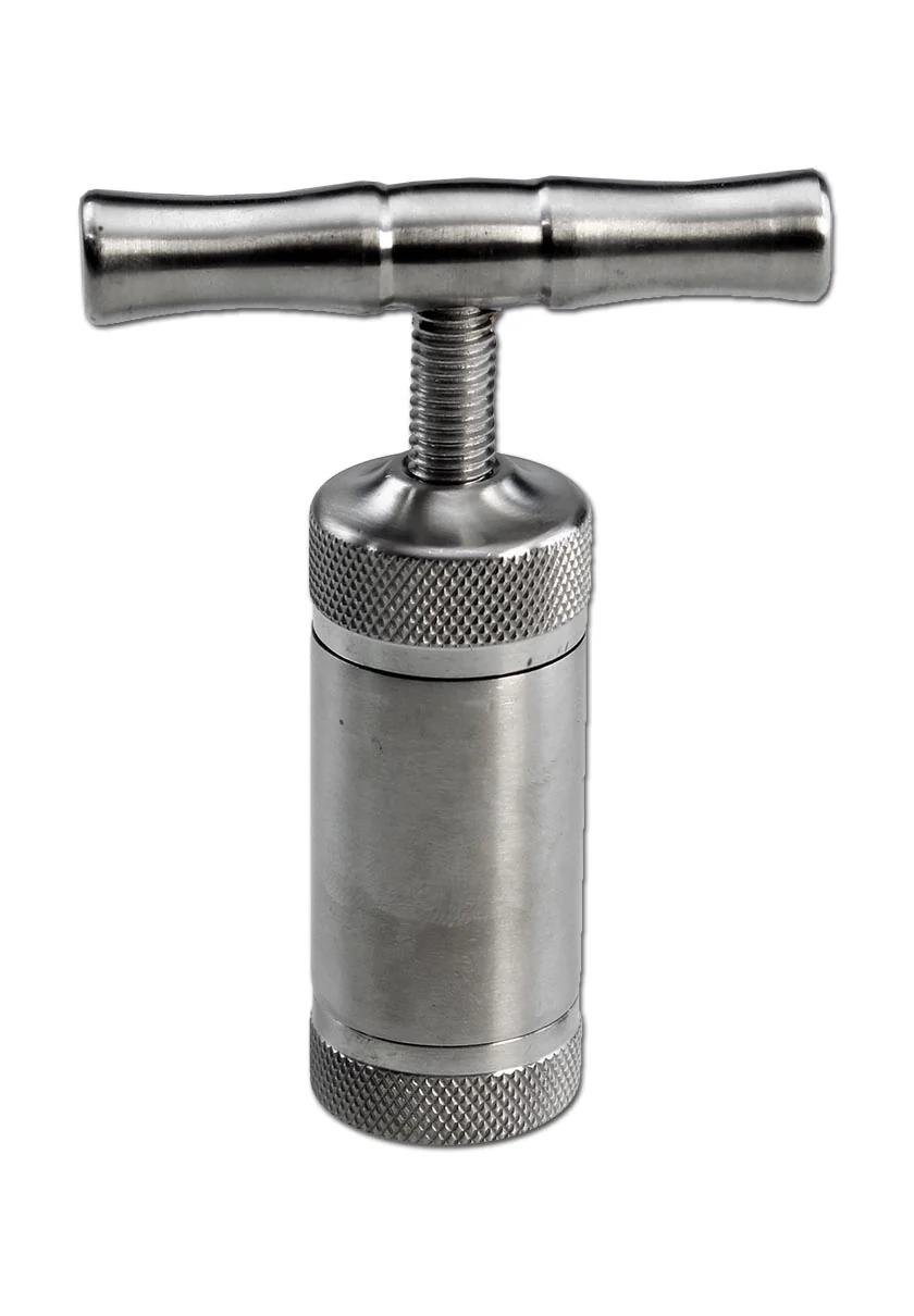 Black Leaf T-Press Pollenpresse aus Edelstahl