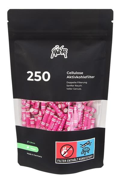 Kailar Cellulose Aktivkohlefilter 250st., pink