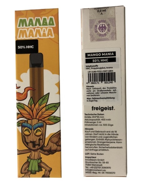 HHC-Disposable 2ml Mango Mania
