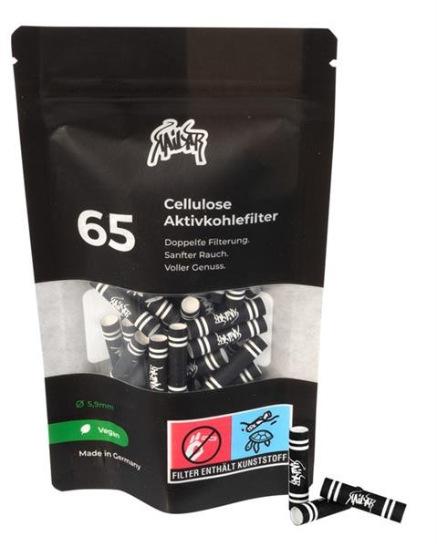 Kailar Cellulose Aktivkohlefilter 65st., schwarz