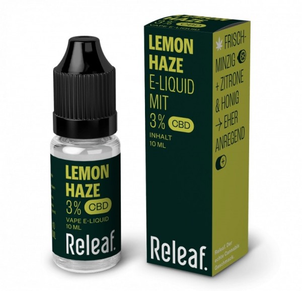 Releaf Lemon Haze 3% CBD-Liquid
