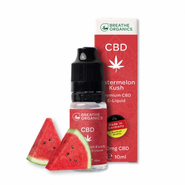 Breathe Organics 0,3% CBD E-Liquid Watermelon Kush 10ml 30mg