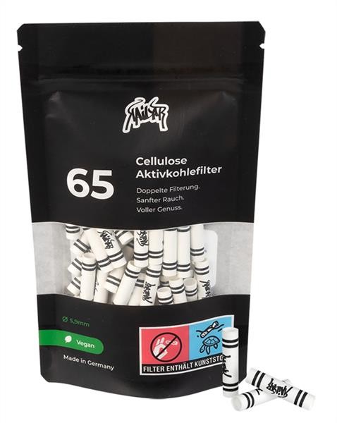 Kailar Cellulose Aktivkohlefilter 65st., weiß